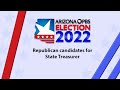 Arizona Horizon election debates 2022: Republican candidates for State Treasurer