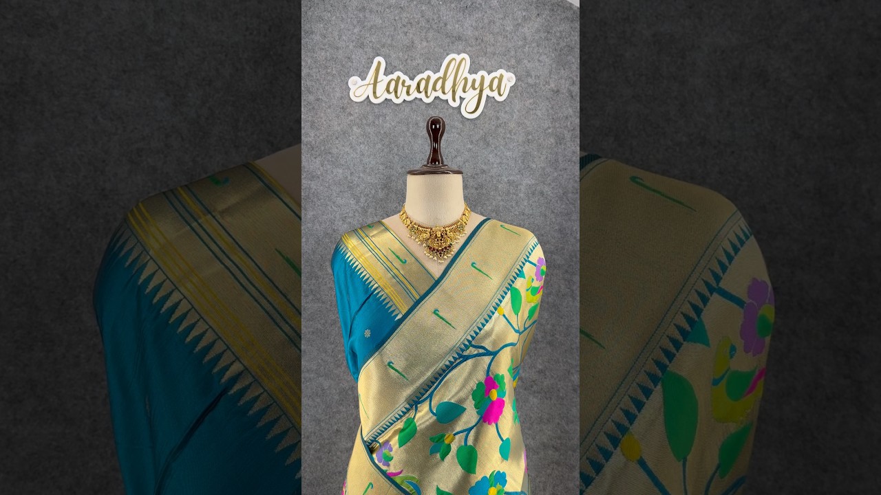 Pure Silk Kanchipuram Full Weaving Wedding Special Paithani Saree