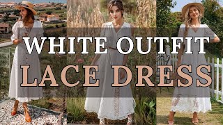 White Lace Dresses for Every Summer Day: Effortless Elegance in the Sun ☀️| 2024 Fashion Trends