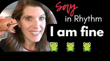 Word practice in Rhythm with Aphasia | Stroke Recovery | Speech Exercise | I am fine