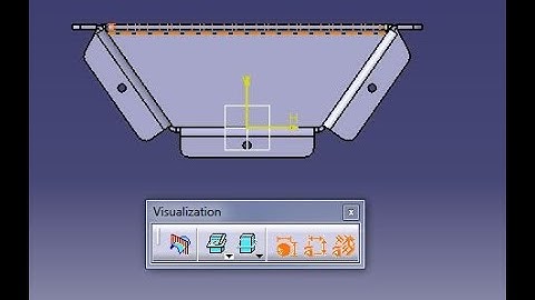 Visualization toolbar options in Catia V5