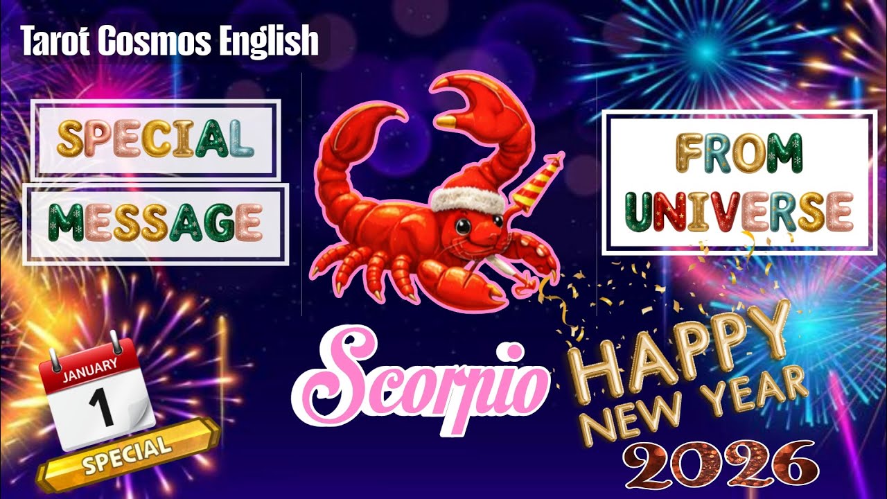 Scorpio | Universe Message | New Year Day Special | Powerful Tarot Guidance | Tarot Cosmos English