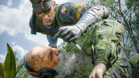 Metal Gear Solid 3 Remake - The End Dies of Old Age Scene