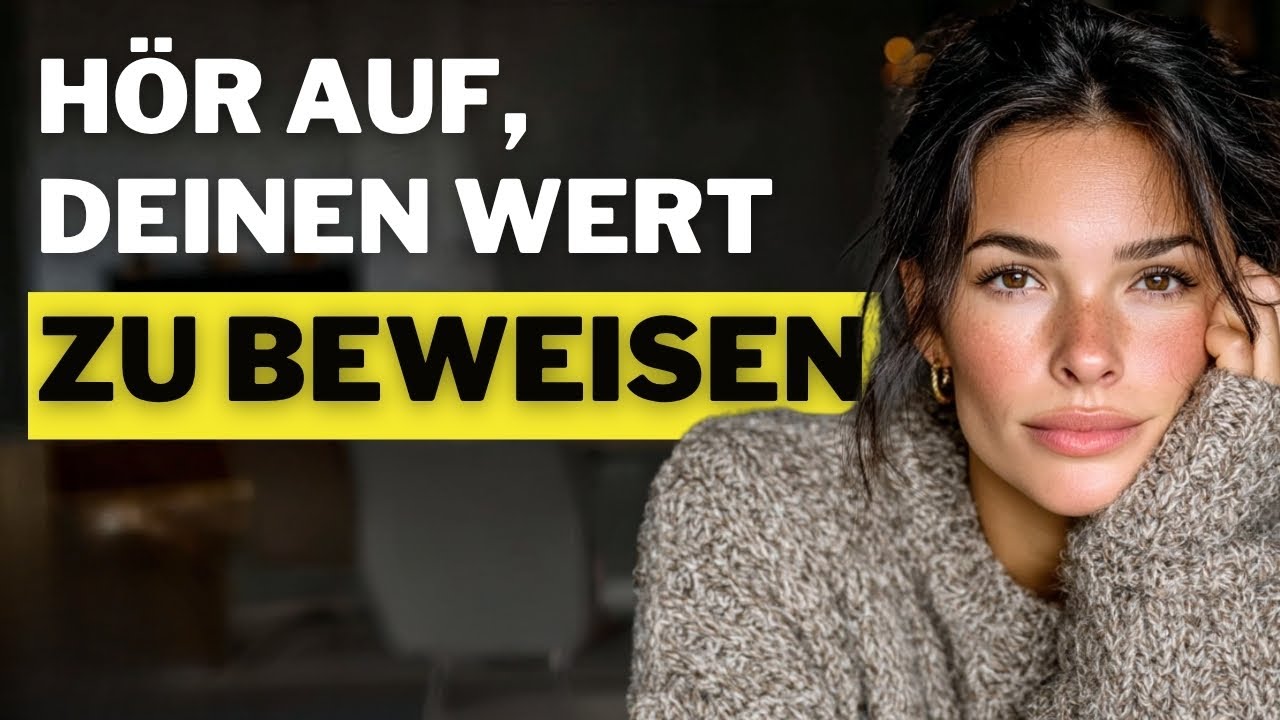 Hör auf, deinen Wert in Beziehungen zu beweisen (Mach stattdessen das)