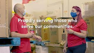 Proudly Serving: A Food Bank Thank You
