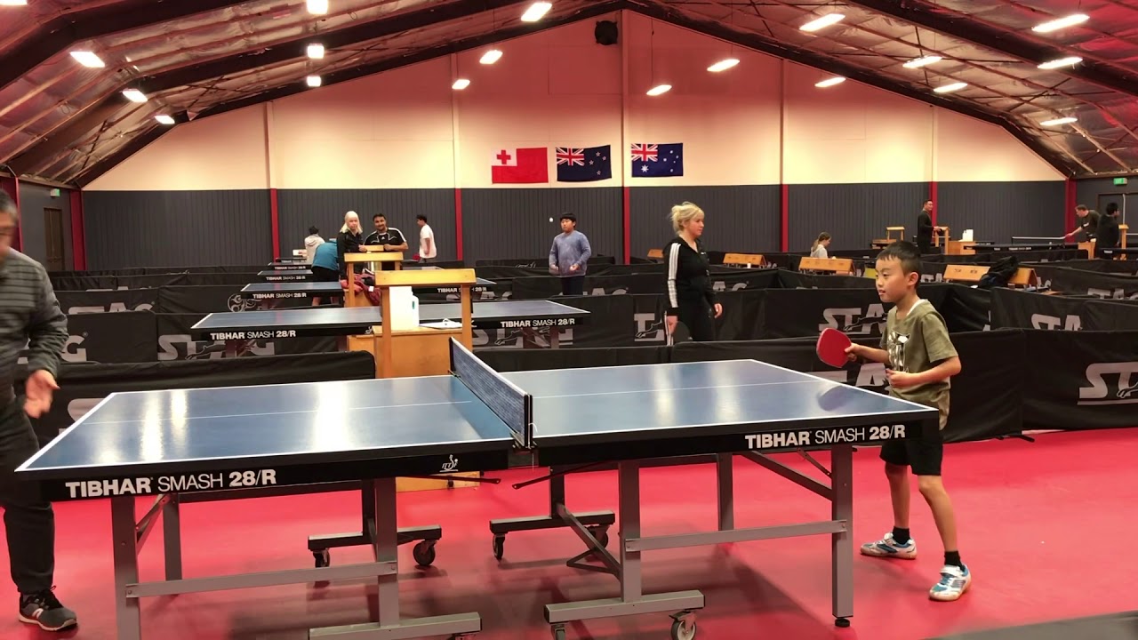 Training Eli Ho New Zealand Waikato table tennis Stadium