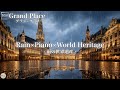 Rainy Gland Place グラン=プラス  🌧️ Quiet Piano for Deep Sleep | Healing Night LIVE