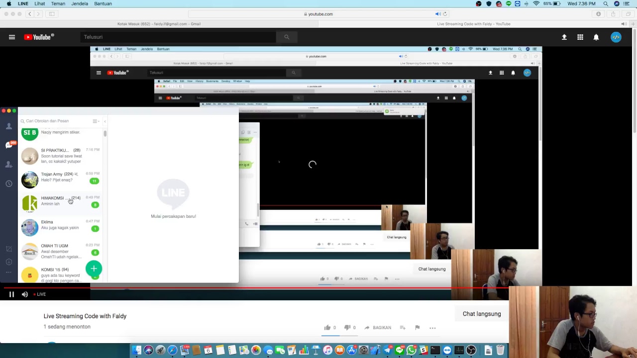 Live Streaming Code with Faldy - YouTube