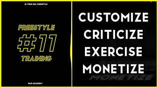 Freestyle Battle Beat With Words - Battle Beat Training - Rap Beat -Improvising With Word Generator