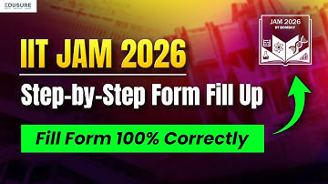 IIT JAM 2026 | How to Fill IIT JAM 2026 Application Form | IIT JAM Online Application Form