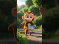 🐒 Funny Monkey Story | Bandar Ne Khaye Dal Bunda 😂 #shorts #comedy #trending #viral #funny