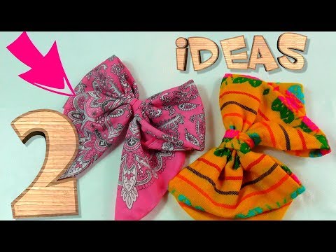 MOÑO  MEXICANO DE PAÑUELO/MOÑO DE MARIACHI SIN COSER EN 5 MIN. FIESTAS MEXICANAS — HELL DIY