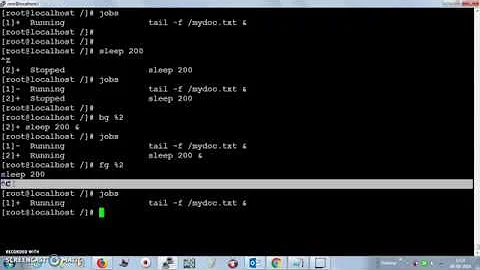 Understanding fg&bg Jobs in UNIX/LINUX