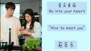 Nice to meet you - 赵贝尔 || Lyrics || OST Go into your heart (舍我其谁)