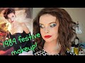 I Follow A Tutorial From 1989! | Holiday Makeup Fun! | X(elle)-Mas!