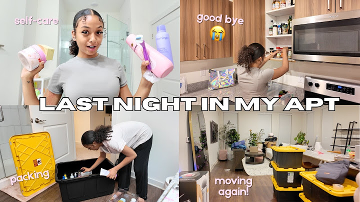 Last Night in My Dream Apartment | moving vlog: packing up + self care night