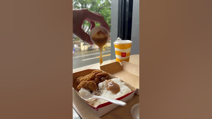Kumain ako sa McDonald ang Sarap ng gravy #satisfying #pinoyfood #mcdonalds