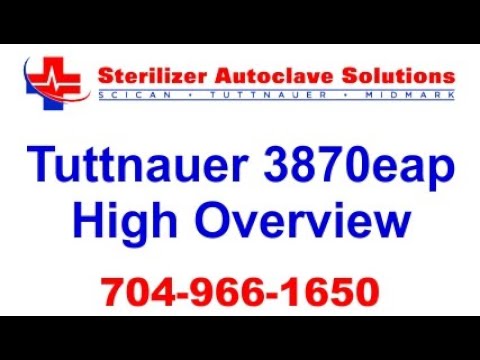 Tuttnauer 3870eap Autoclave High Overview