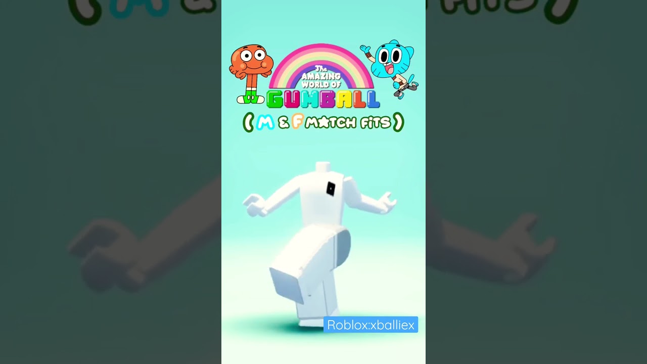 The amazing world of gumball Roblox outfit idea 