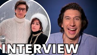 HOUSE OF GUCCI Interview | Adam Driver Talks Working with Lady Gaga in New Ridley Scott Drama