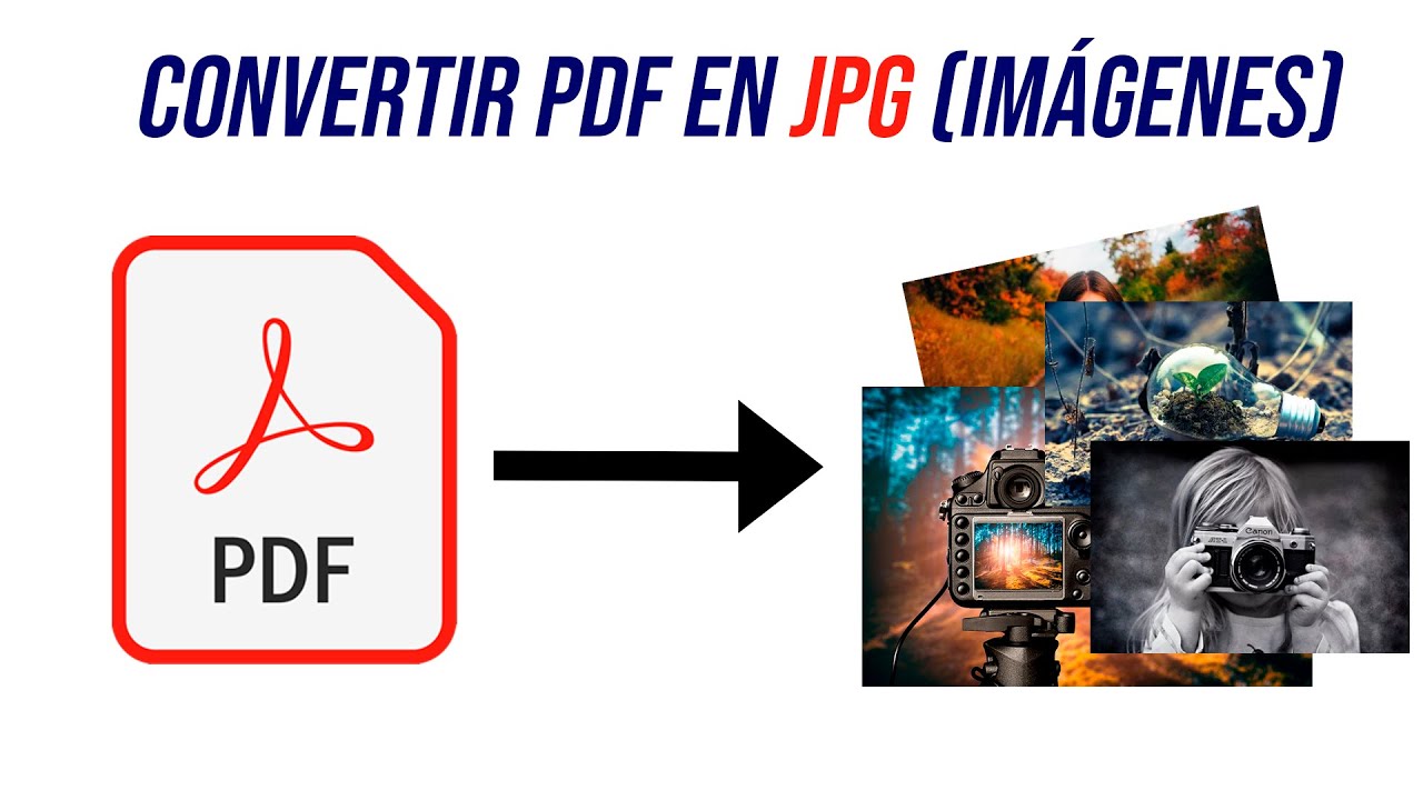 Como Convertir Jpg A Pdf Sin Programas Youtube