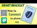 How to connect smart bracelet with phone