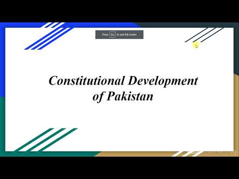 Video: ¿Qué constitución fue derogada por ayub khan?