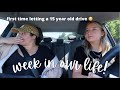 WEEK IN OUR LIFE: AJ learns how to drive! 😱