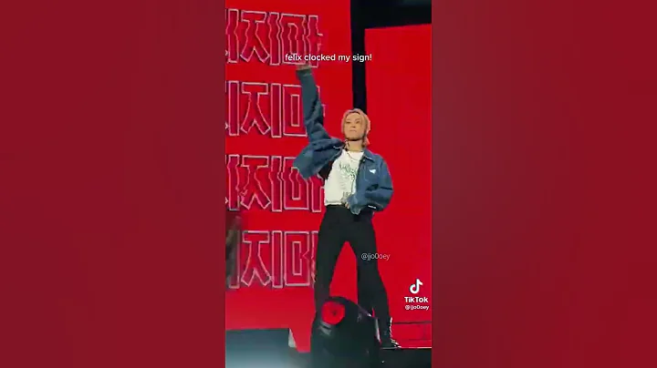 op had a sign that said oi felix + chris chuck us ...