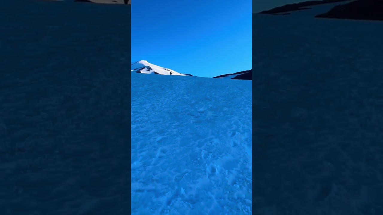 On the way to summit Mount Adams 