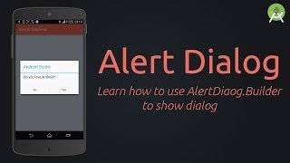 Android Studio How to Make a Alert Dialog
