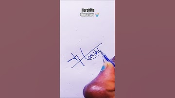 #Harshita😲 #signature #calligraphy #toptre #ytshorts #shorts #like #subscribe #comments your name