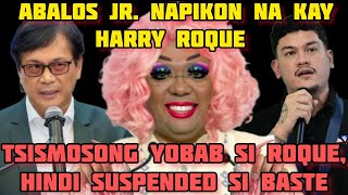 BENJAMIN ABALOS JR. TINAWAG NA CHISMOSO SI HARRY ROQUE, BASTE DUTERTE SUSPENSION