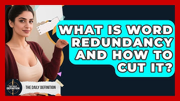 What Is Word Redundancy And How To Cut It? - The Daily Definition