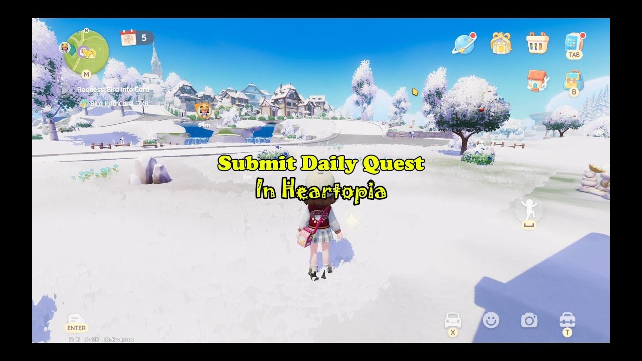 SUBMIT DAILY QUEST IN HEARTOPIA