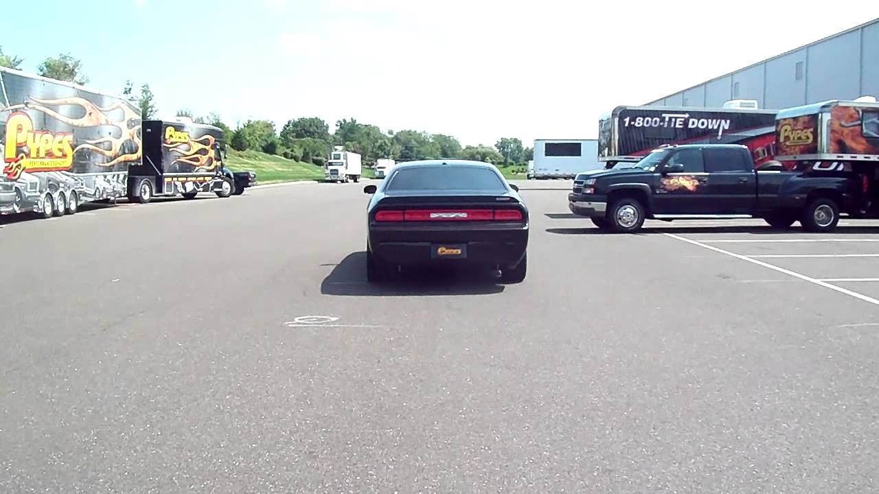 bassani confeitaria Pypes Exhaust SRT 8 Challenger with VIOLATORS vid 1