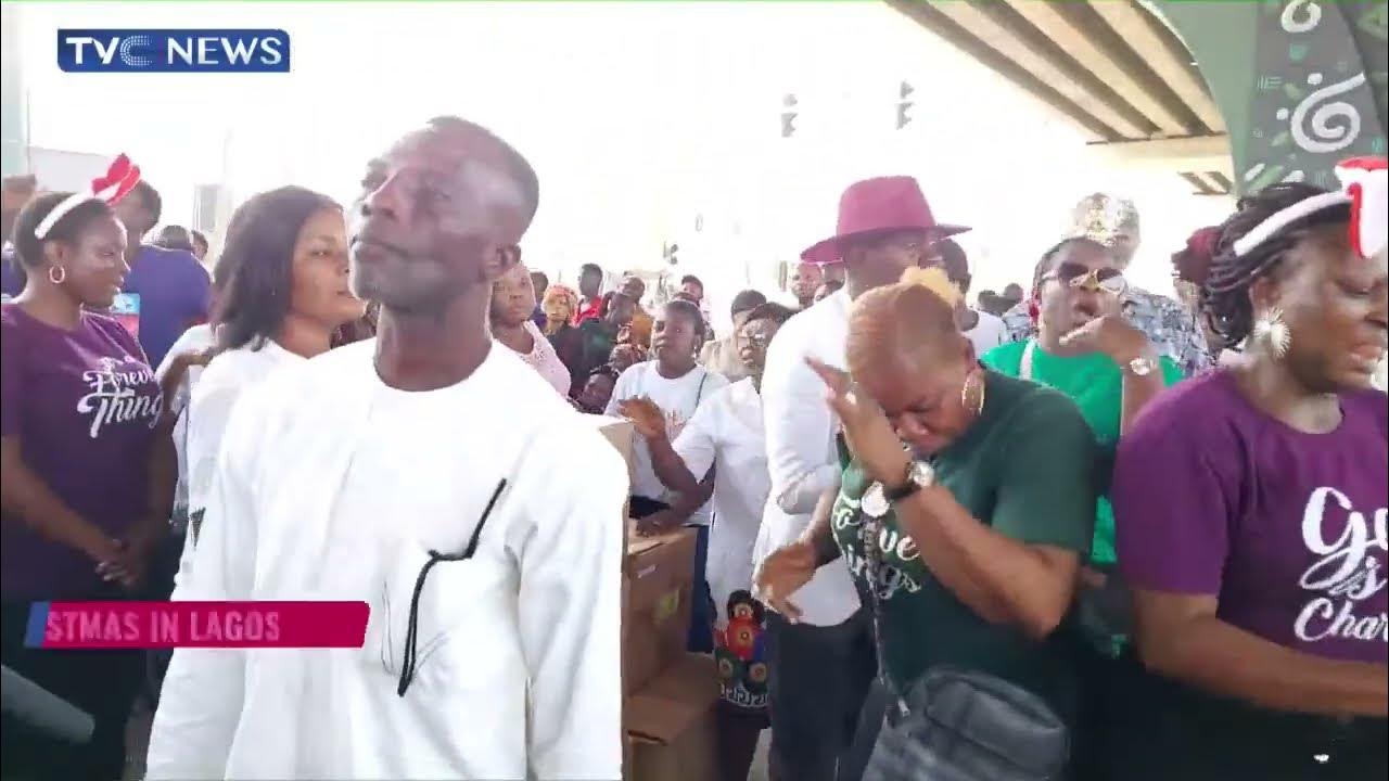 WATCH: Agege Residents Celebrate Christmas