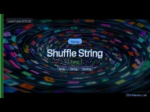 LeetCode 1528: Shuffle String — The String Trick (C#)