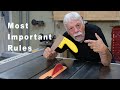 5 Most IMPORTANT Woodworking Rules