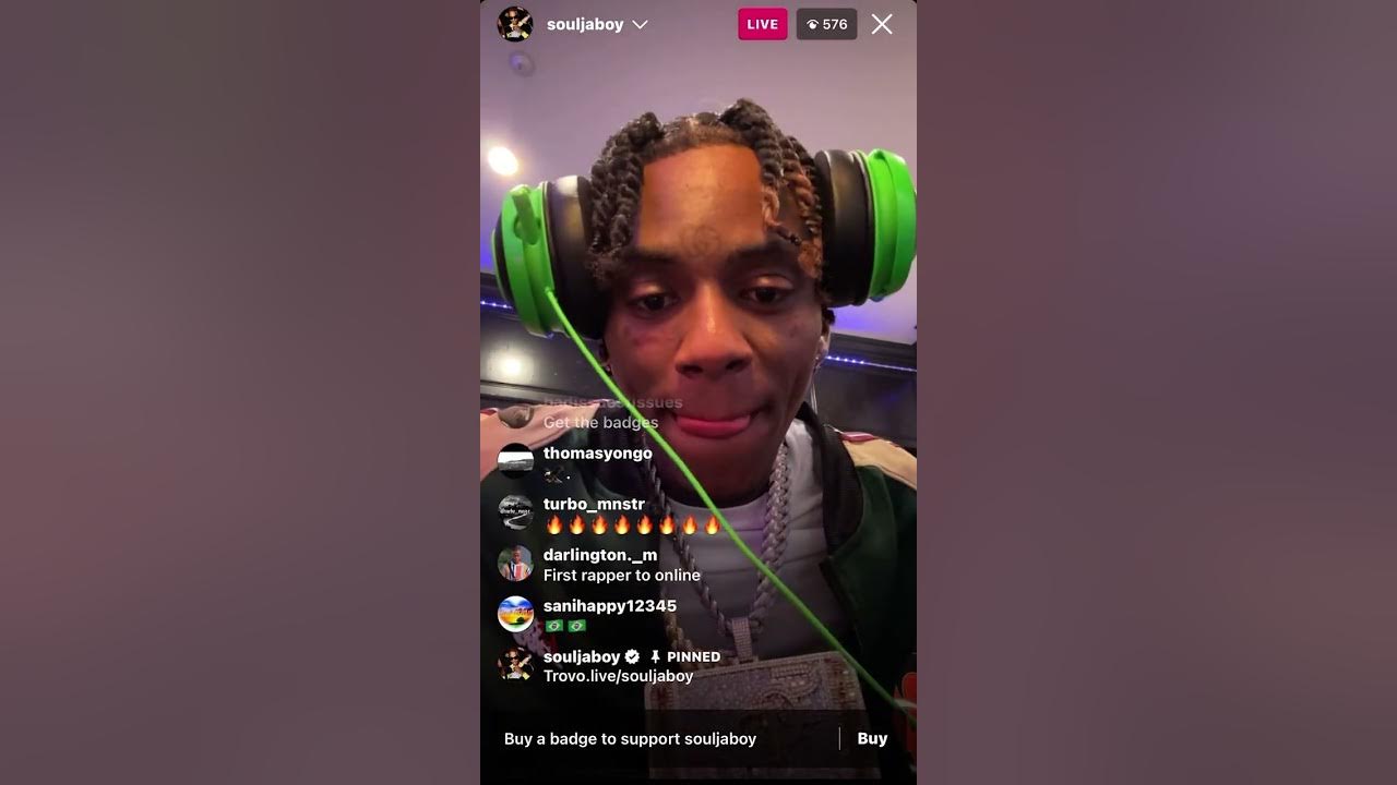 SOULJA BOY NEW ALBUM ANNOUNCEMENT ON INSTAGRAM LIVE🔥🔥🔥 YouTube