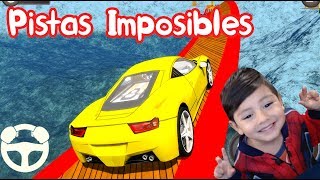 Impossible Stunt Car Tracks Racing | Juego de carros para niños | Pistas de Carreras Imposibles screenshot 2