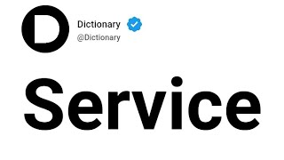 Service Meaning In English