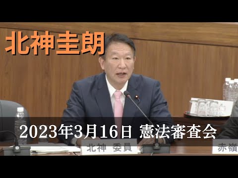 憲法審査会で、緊急事態条項と国民投票法について意見を述べました。