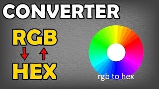rgb to hex