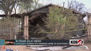 9-year-old boy saves siblings from house fire in Santa Fe