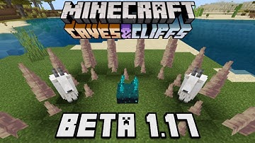 Dripstone + Sculk Sensors! Minecraft Bedrock 1.17 Beta Show Case!