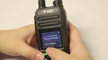 TID TD-G5 Two Way Radio Detailed operation