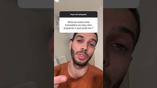 OLHO TREMENDO: geralmente é STRESS!