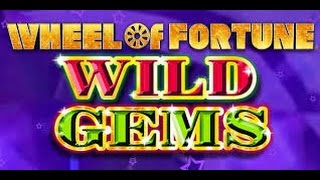 Wheel of Fortune Wild Gems - IGT Slot Machine Bonus Win - Max Bet