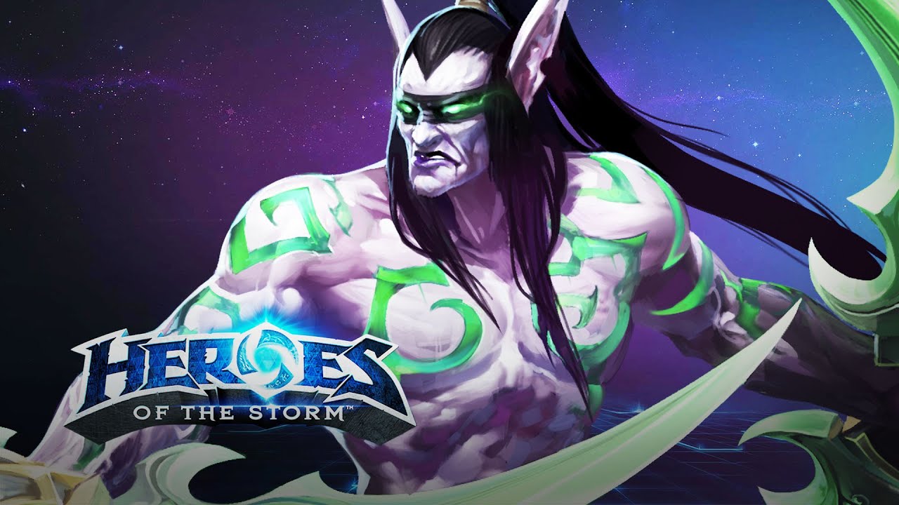 ♥ Heroes of the Storm (A-Z Gameplay) Illidan (HoTs Quick Match)